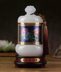 【榮華富貴茶葉罐】琉璃玉