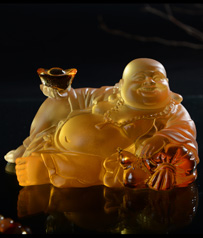 【福祿雙全】琉璃彌勒佛