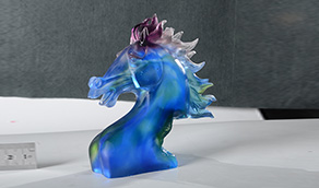 【定制藍色馬頭】
