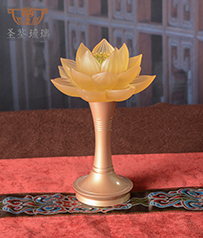 【8.5寸蓮花燈】琉璃蓮花燈