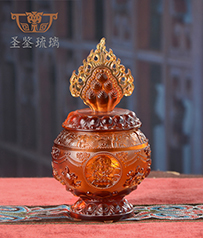 【八吉祥寶瓶】琉璃佛具