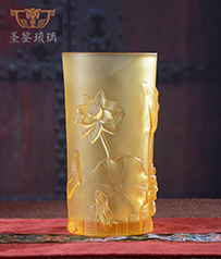【冰清玉潔-花筒】琉璃佛具