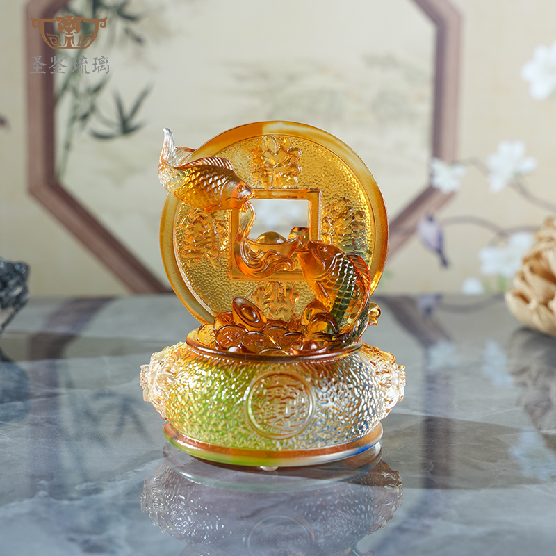 【富貴金魚盆】聚寶盆